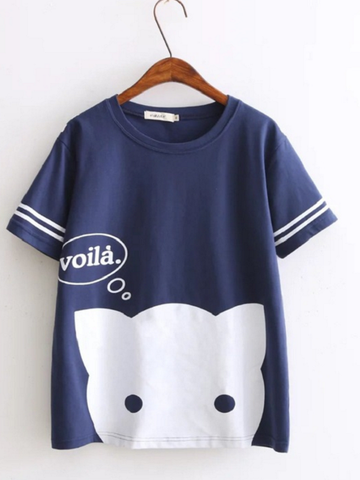 viola kitty cartoon t-shirt