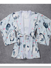 japanse kitten kimono robe