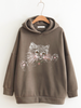 cat baby cotton hoodie