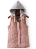 cotton hoodie vest jacket