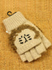 luxury little animals mittens