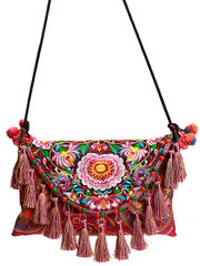 waterlily tassel crossbody