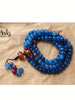 Zen agate blue necklace/bracelet