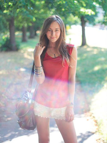 lacey lace short