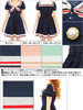Clearance - sailor dress in sage