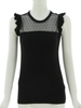 polka dotted ruffle top
