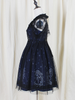 two-pieces starry lace dress