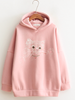 cat baby cotton hoodie