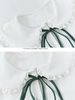 bow tie ruffled shirt