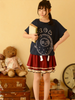 bow lace tiered skirt