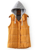 cotton hoodie vest jacket