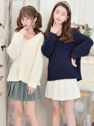 batwing thick knit sweater