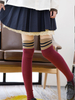 lace hem pleated mini skirt