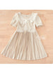 polka dotted princess dress