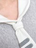 navy collar plush sweatshirt