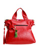 red twinflower satchel