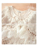 polka dotted princess dress