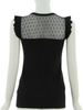 polka dotted ruffle top