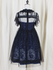 two-pieces starry lace dress