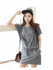 stree style hooded zipper dress