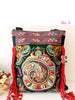 Thai style embroidery shoulder bag