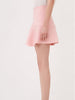 streamline flouncing skirt