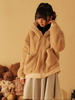 bear hoodie fur jacket