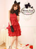 love season layered bow dress