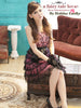 chocolate strawberry lace dress