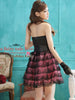 chocolate strawberry lace dress