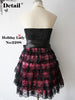 chocolate strawberry lace dress