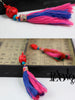 multicolor tassel earrings