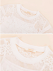floral embroideries two pieces set