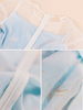 soft sky organza dress