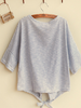 hand-drawn cat tie front top