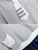 navy collar plush sweatshirt