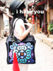 vintage embroidery shoulder bag