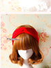 little red crisscross headband