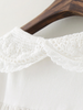 lace crochet long-sleeve cotton shirt