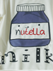 happy morning nutella t-shirt