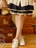 bow lace tiered skirt