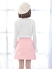 rabbit pattern A-line skirt