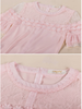 rose love chiffon lace top