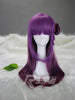 taro milk shake purple wig