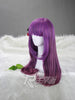 taro milk shake purple wig
