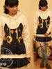 cat cartoon face hoodie