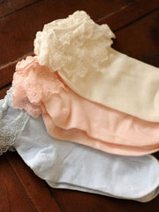 Mori girl lace cotton socks