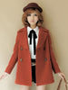 uniform double breasted wool coat