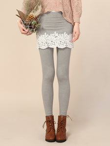 lace garden skirt leggings – asian icandy