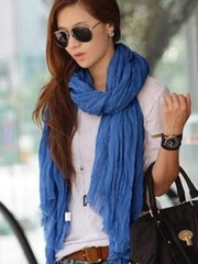 solid color scarf